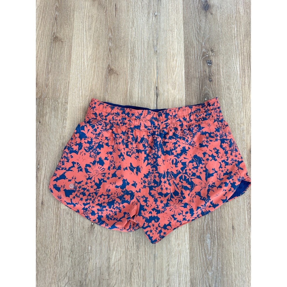 Lululemon Choose A Side Short 3" Efflorescent Dark Canyon Onyx Blue Size 10 - Picture 5 of 9